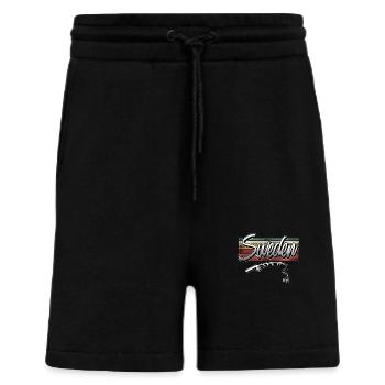 Schweden Angeln - Shorts - made by SPREAD - SOLID BLACK - Vorne