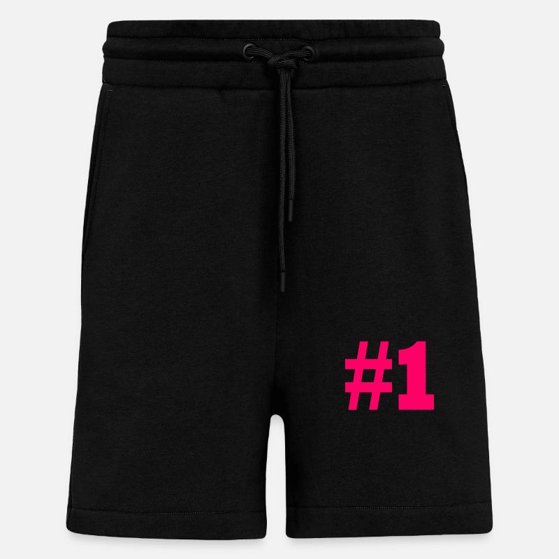 #1 - Short bio décontracté fabriqué en UE - SOLID BLACK