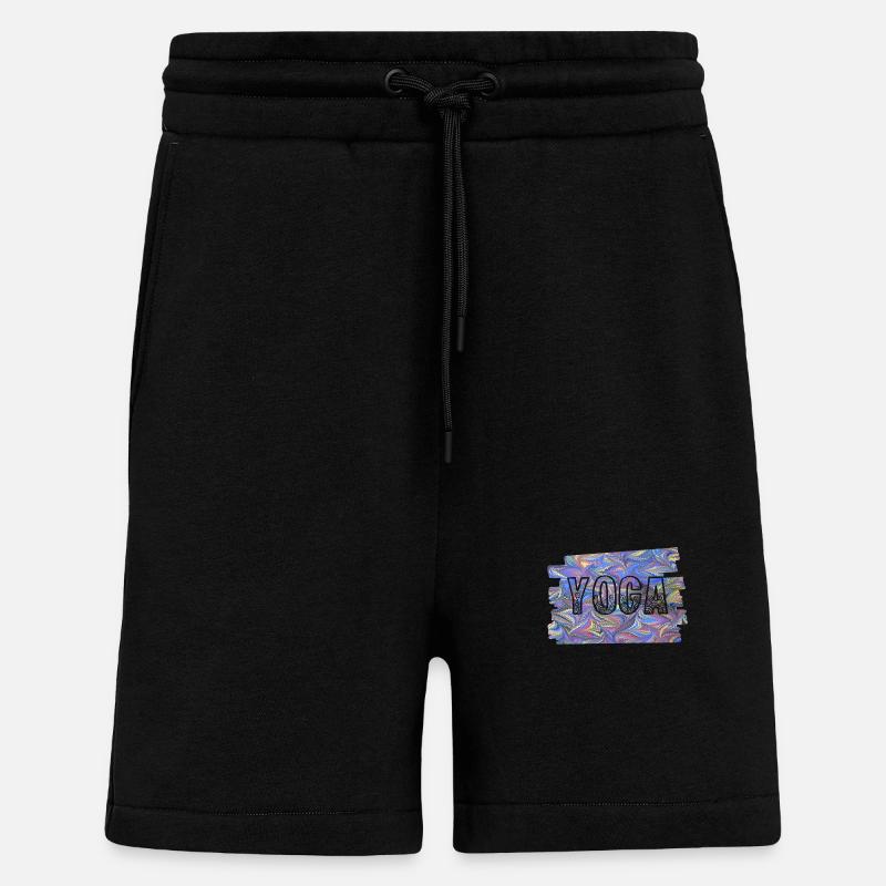 Yoga RS E 45 - Short bio décontracté fabriqué en UE - SOLID BLACK