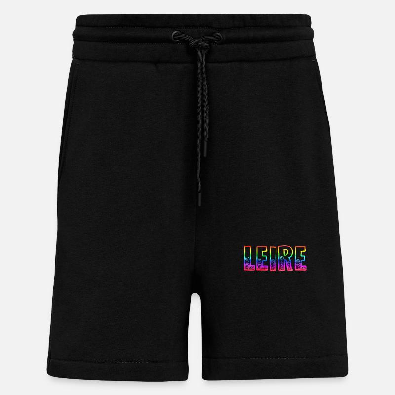 leire rs rainbow - Shorts - made by SPREAD - SOLID BLACK