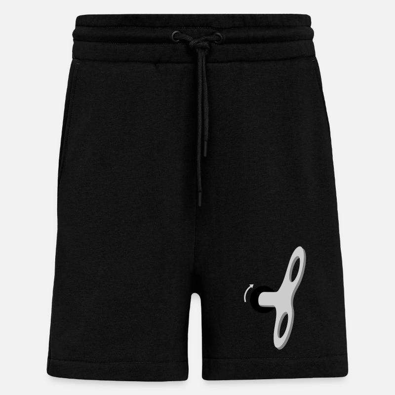 Humans are a machine - Shorts - made by SPREAD - SOLID BLACK