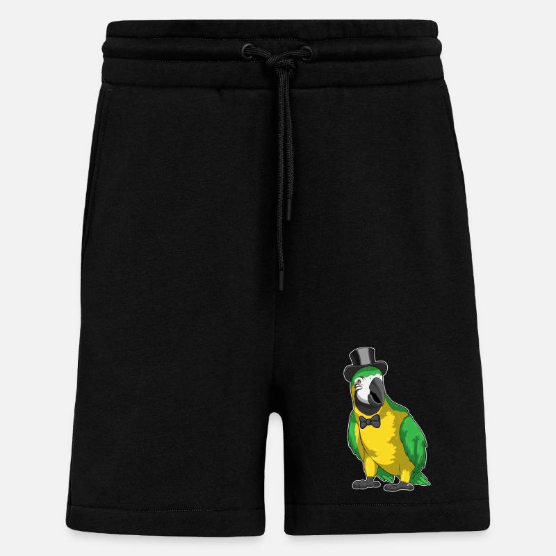 Parrot Groom Cylindre Mariage - Short bio décontracté fabriqué en UE - SOLID BLACK