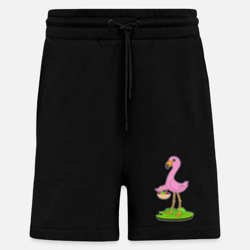 Flamingo Frucht Korb - Shorts - made by SPREAD - SOLID BLACK