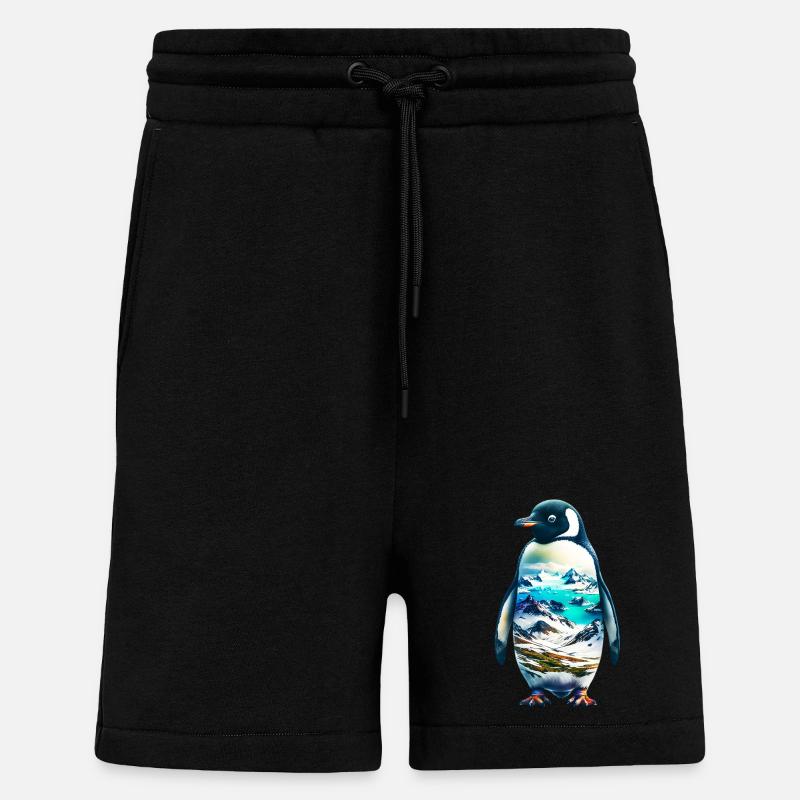 Pinguin - Shorts - made by SPREAD - SOLID BLACK