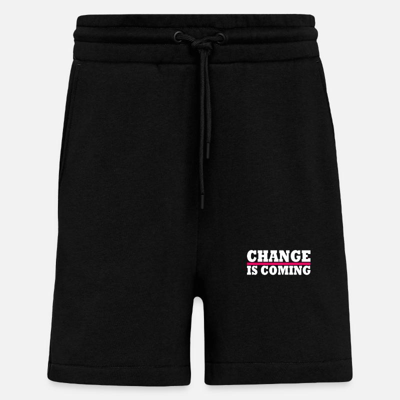 Change is coming - Shorts - made by SPREAD - SOLID BLACK