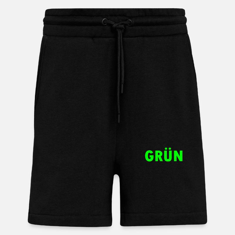 Grün - Shorts - made by SPREAD - SOLID BLACK