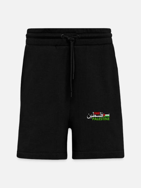 Free palestine فلسطين - Shorts - made by SPREAD - SOLID BLACK
