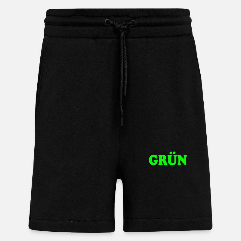 Grün - Shorts - made by SPREAD - SOLID BLACK