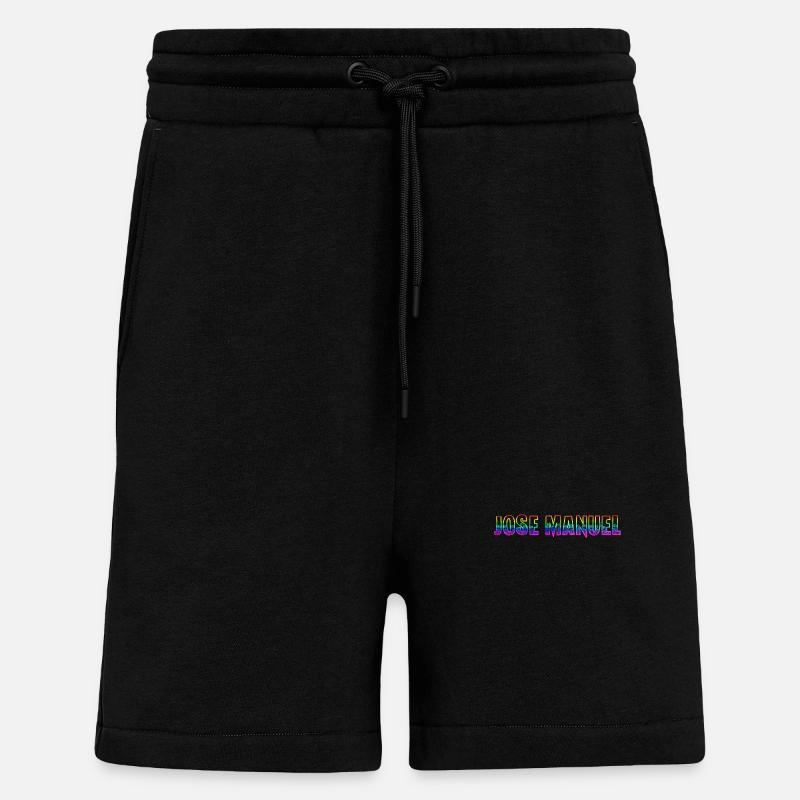 Jose Manuel RS Rainbow - Shorts - made by SPREAD - SOLID BLACK