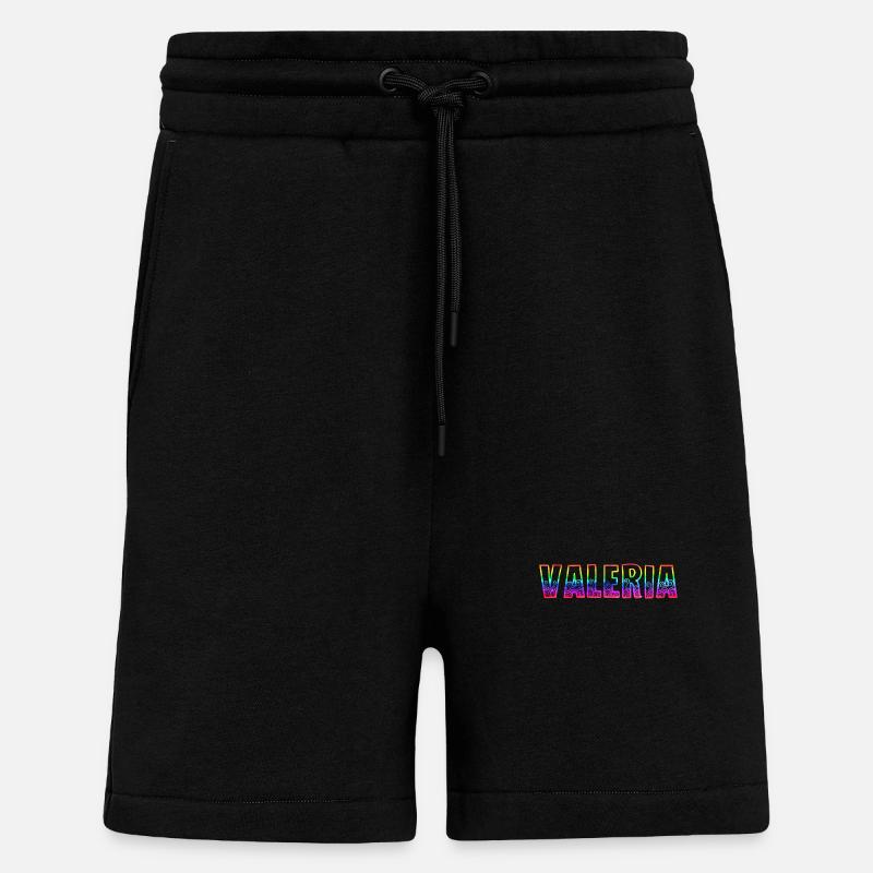 valeria rs regenbogen - Shorts - made by SPREAD - SOLID BLACK