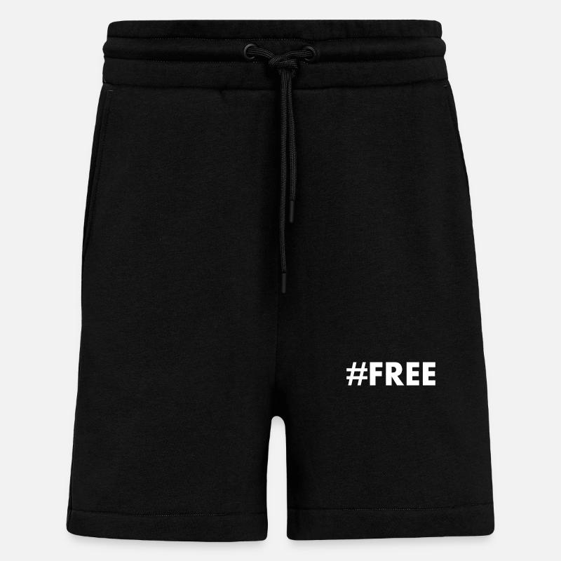 Free - Short bio décontracté fabriqué en UE - SOLID BLACK