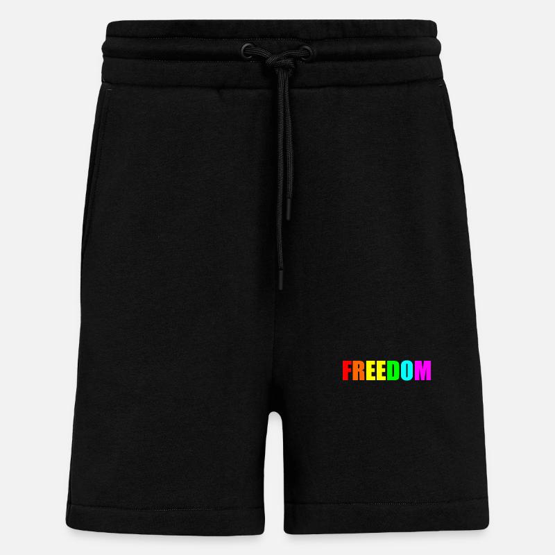Freedom - Short bio décontracté fabriqué en UE - SOLID BLACK