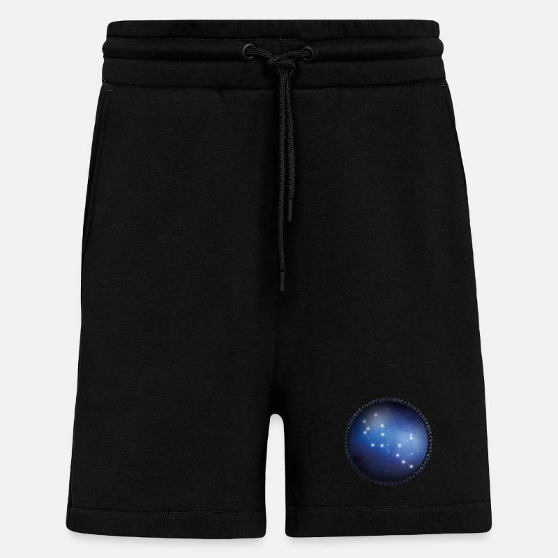Sternzeichen Jungfrau Universum - Shorts - made by SPREAD - SOLID BLACK