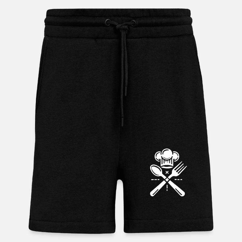 Cooking Utensils - Shorts - made by SPREAD - SOLID BLACK