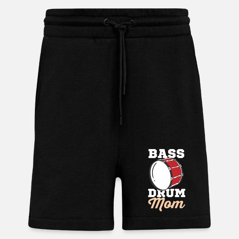 Große Trommel Mutter - Shorts - made by SPREAD - SOLID BLACK