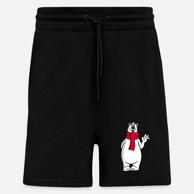Niedlicher Eisbär - Shorts - made by SPREAD - SOLID BLACK