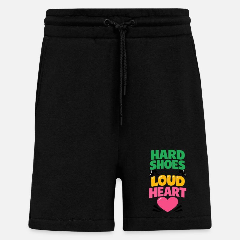 Irischer Tanz Step-dancing Celtic Fan - Shorts - made by SPREAD - SOLID BLACK