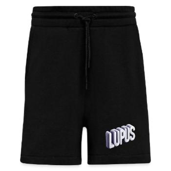 Lupus 3D - Shorts - made by SPREAD - SOLID BLACK - Vorne