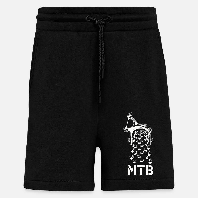 VTT VTT - Short bio décontracté fabriqué en UE - SOLID BLACK