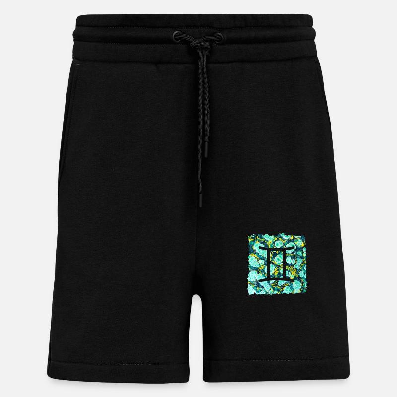 Gémeaux E 241 - Short bio décontracté fabriqué en UE - SOLID BLACK