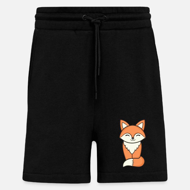 Fuchs Füchse - Shorts - made by SPREAD - SOLID BLACK