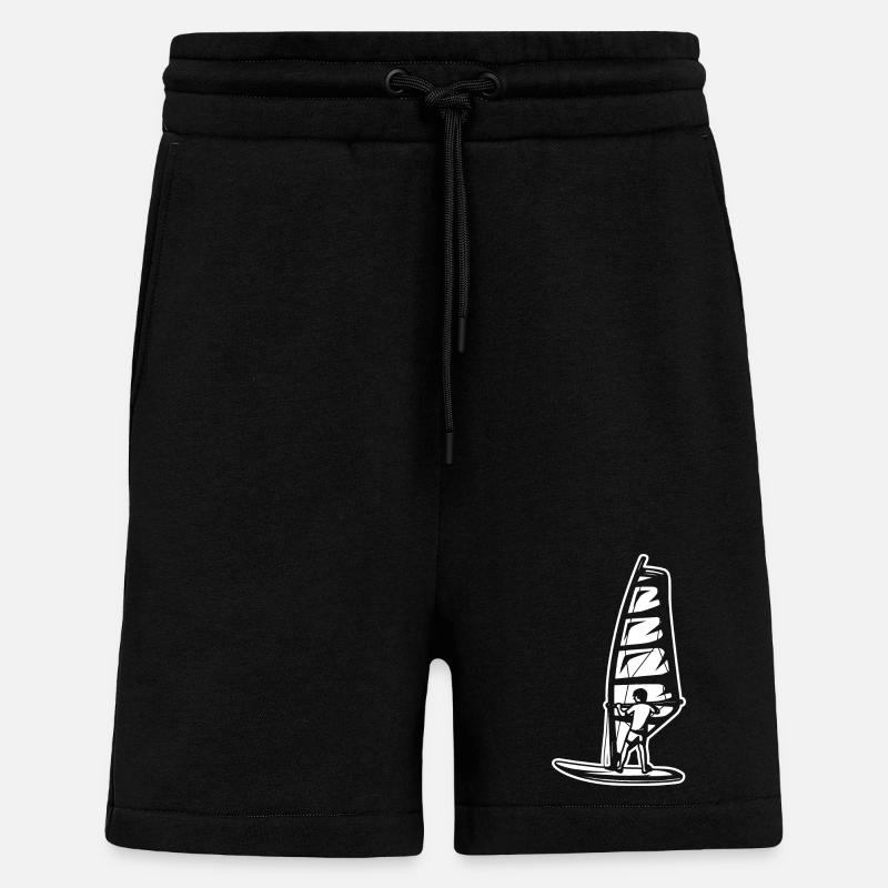 Windsurfer Junge - Shorts - made by SPREAD - SOLID BLACK