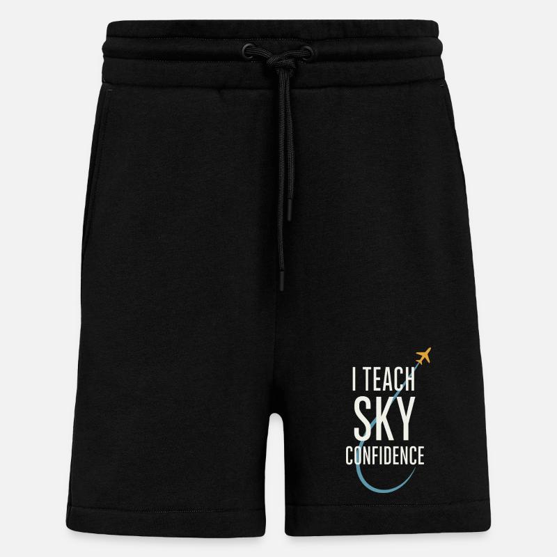 Fluglehrer Cfi Pilot Luftfahrtlehrer - Shorts - made by SPREAD - SOLID BLACK