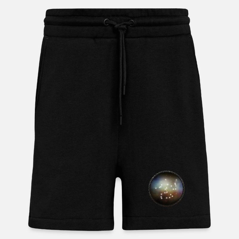 Sternzeichen - Schütze - Universum - Shorts - made by SPREAD - SOLID BLACK