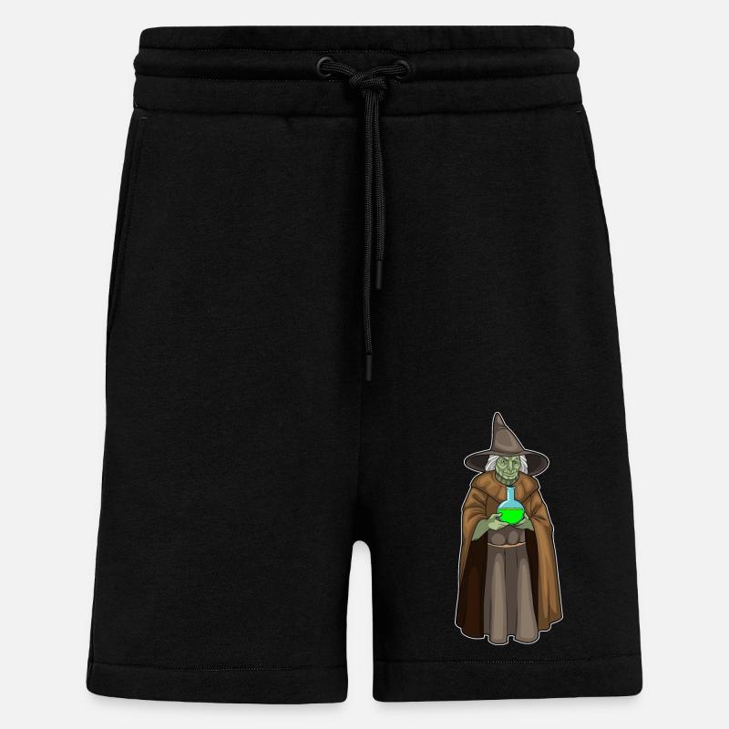 Witch Halloween Magic Potion - Shorts - made by SPREAD - SOLID BLACK