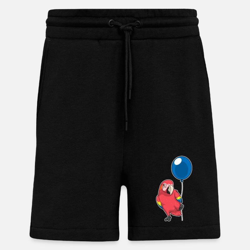Papagei Luftballon - Shorts - made by SPREAD - SOLID BLACK