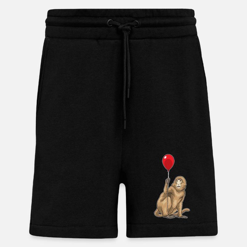 Affe Luftballon - Shorts - made by SPREAD - SOLID BLACK