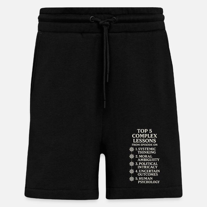 Complex lessons - Shorts - made by SPREAD - SOLID BLACK
