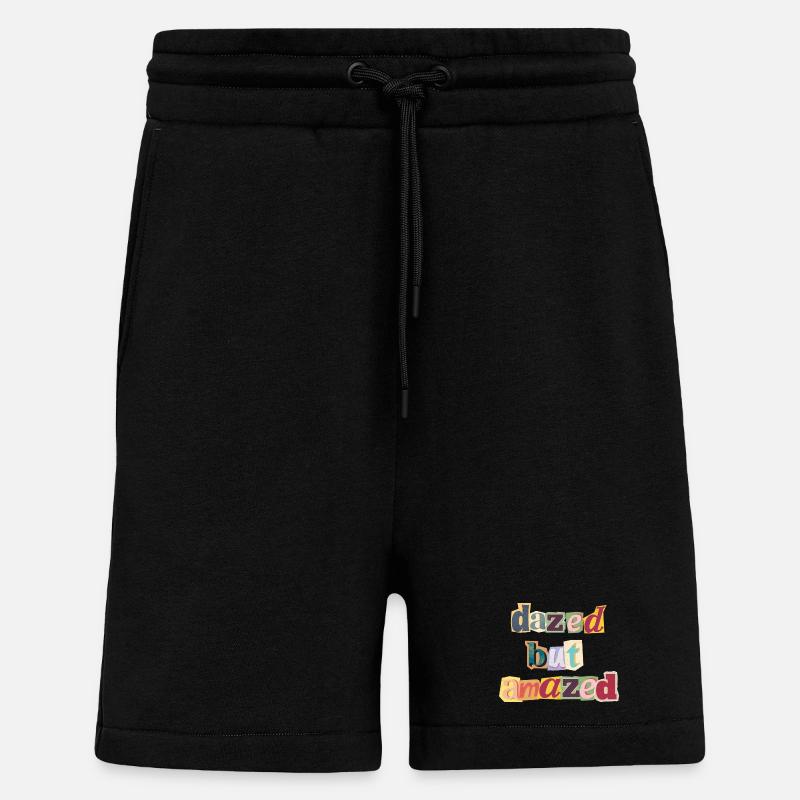 dazed but amazed - Shorts - made by SPREAD - SOLID BLACK