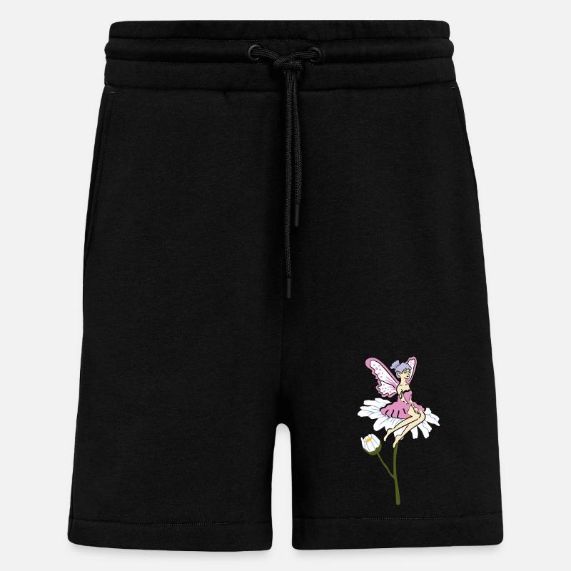 Sonnenblumen Fee - Shorts - made by SPREAD - SOLID BLACK