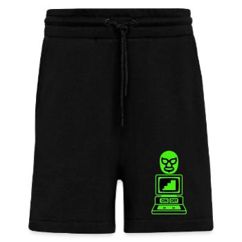 Computer Cult - Shorts - made by SPREAD - SOLID BLACK - Vorne