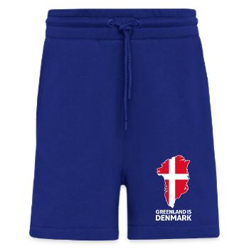 Carte du drapeau Groenland-Danemark - Short bio décontracté fabriqué en UE - Iconic Blue - Devant
