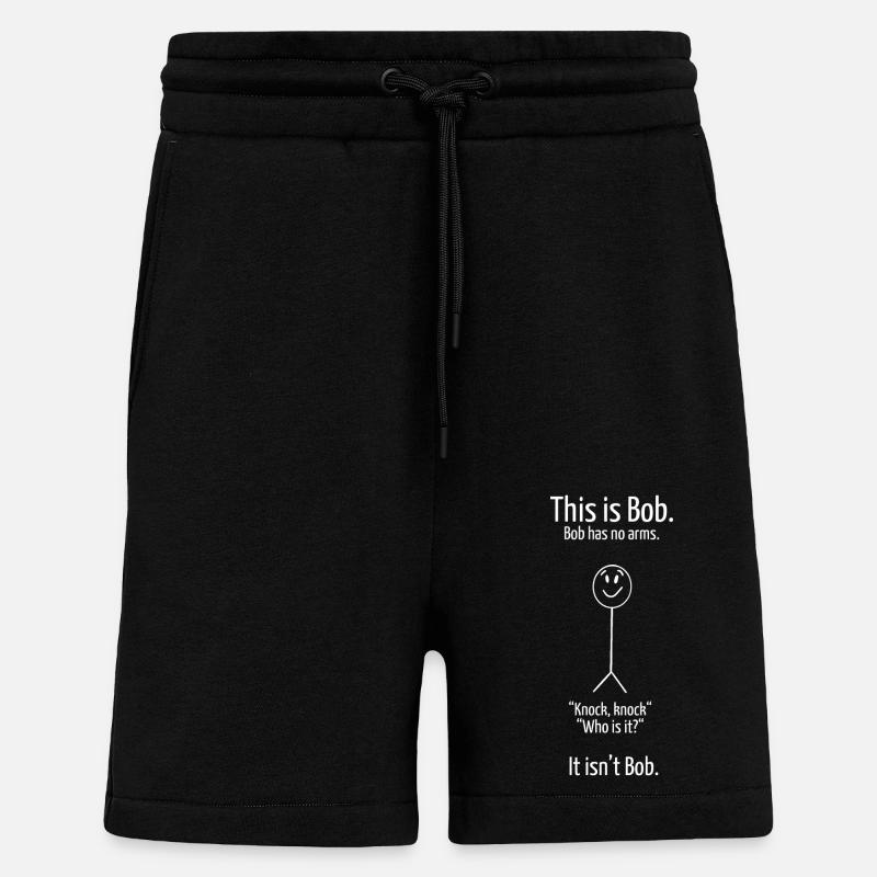 C'est bob - Short bio décontracté fabriqué en UE - SOLID BLACK