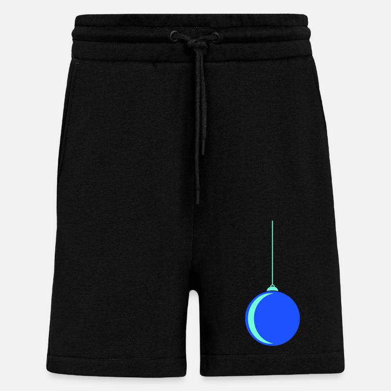 Boule de Noël 1 - Short bio décontracté fabriqué en UE - SOLID BLACK