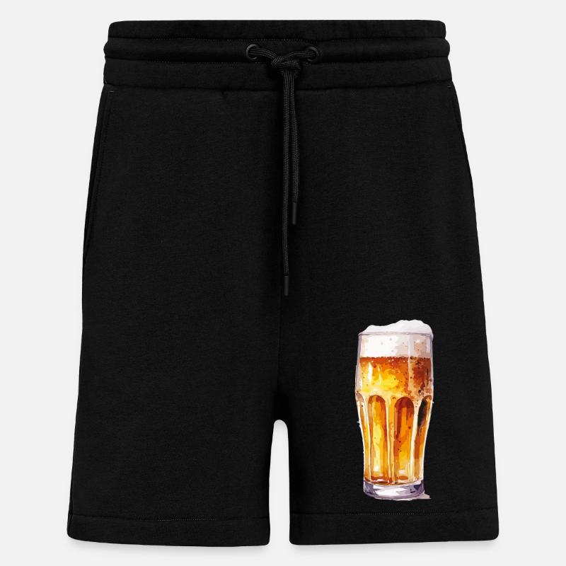 bier - Shorts - made by SPREAD - SOLID BLACK