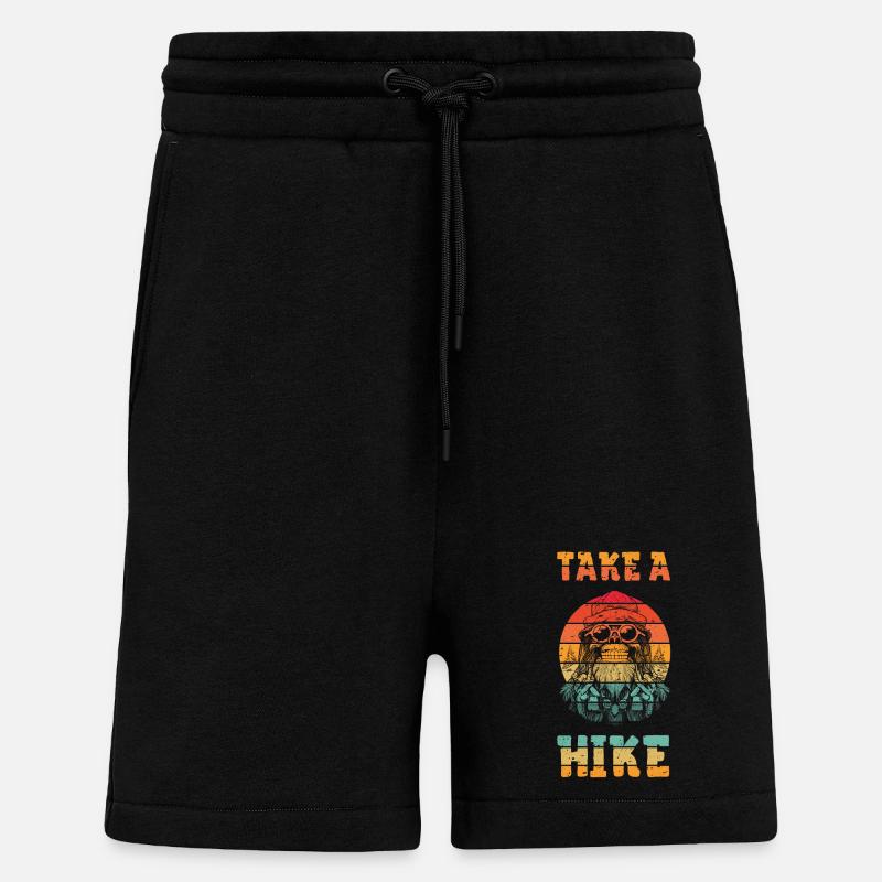 Take a hike - Short bio décontracté fabriqué en UE - SOLID BLACK