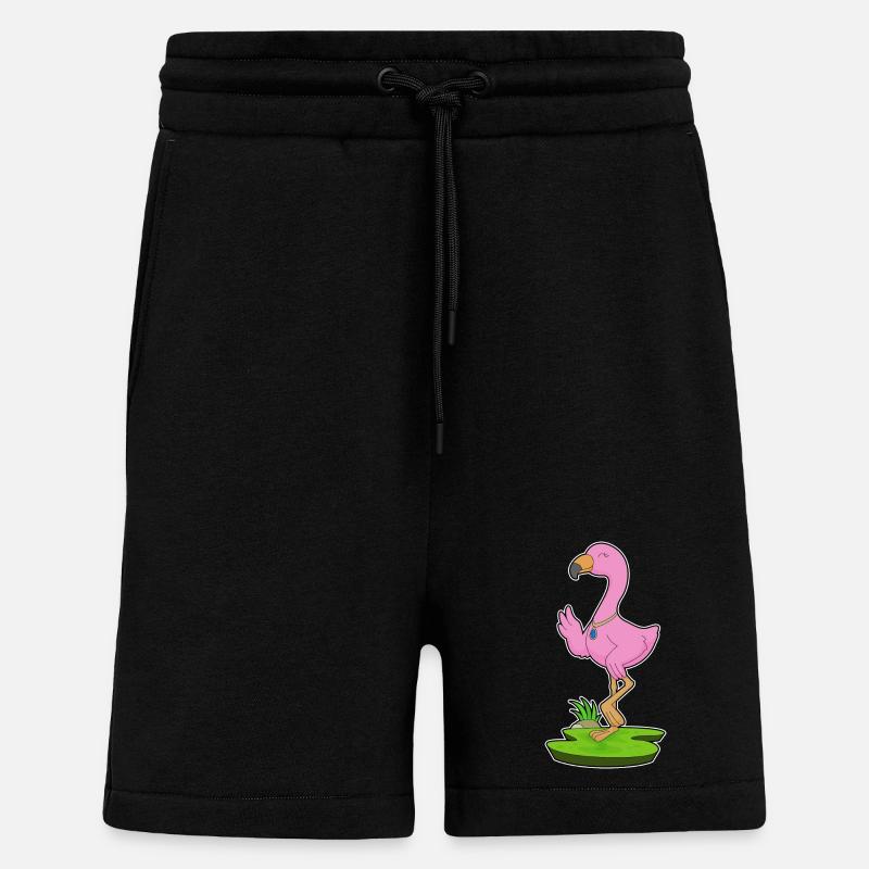 Flamingo Halskette - Shorts - made by SPREAD - SOLID BLACK