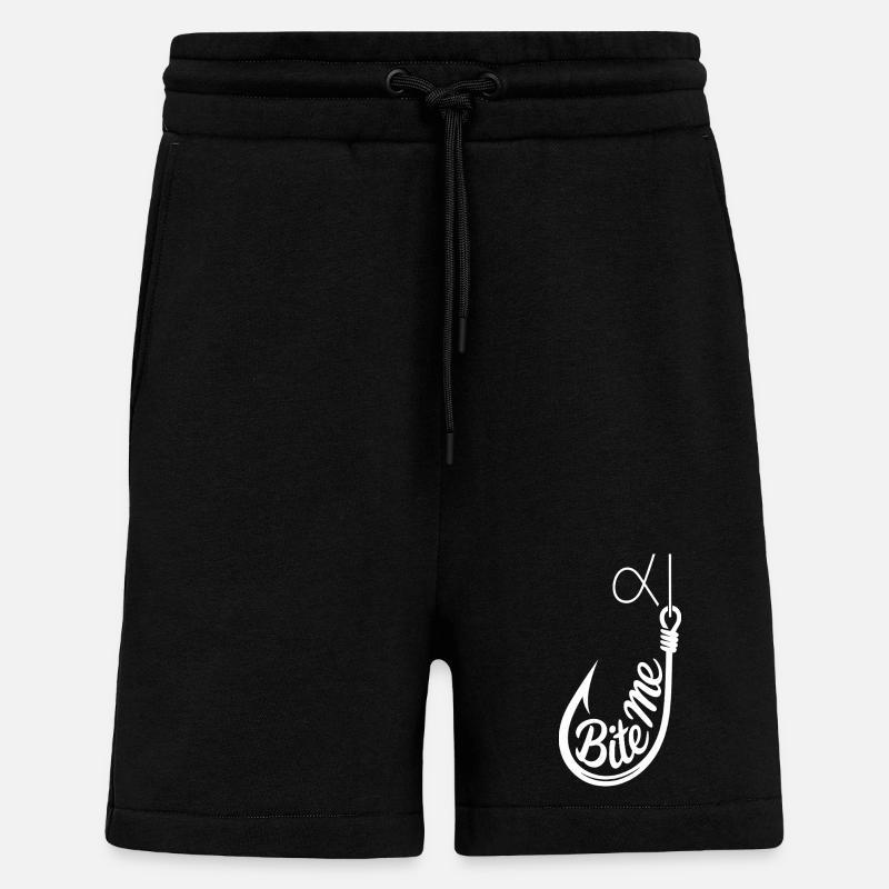 Bite Me Hook Graphic Tee - Shorts - made by SPREAD - SOLID BLACK