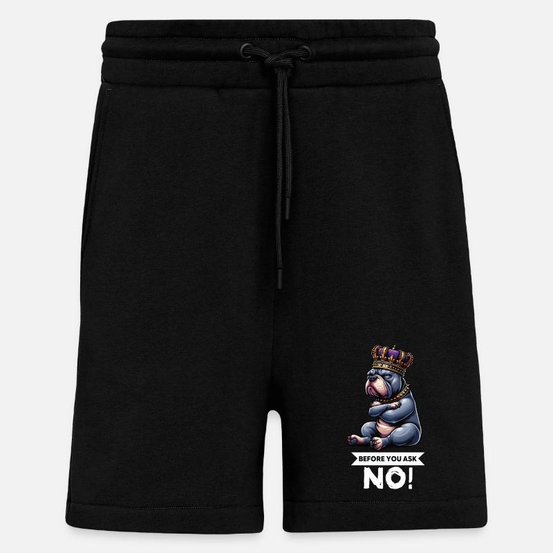 Before You Ask American Bully Bully Pit Bullys - Shorts - made by SPREAD - SOLID BLACK