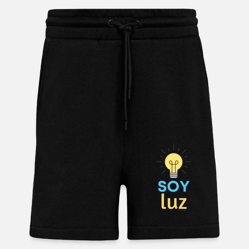 ICH BIN LICHT - Shorts - made by SPREAD - SOLID BLACK