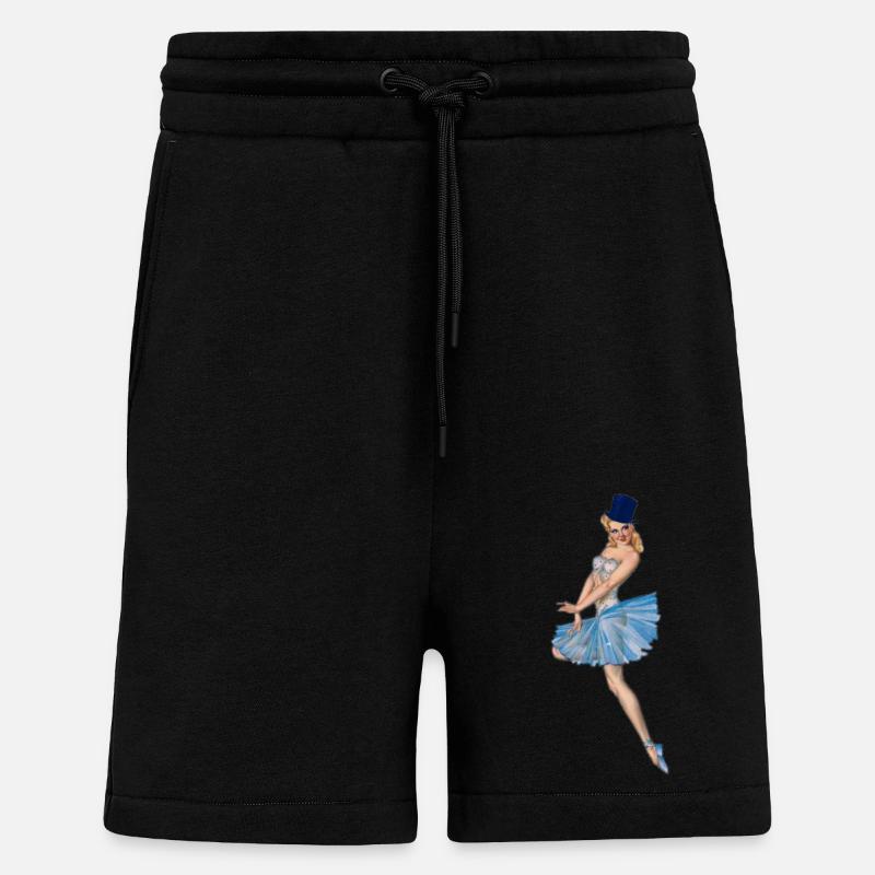 ANSTECKNADEL - Shorts - made by SPREAD - SOLID BLACK