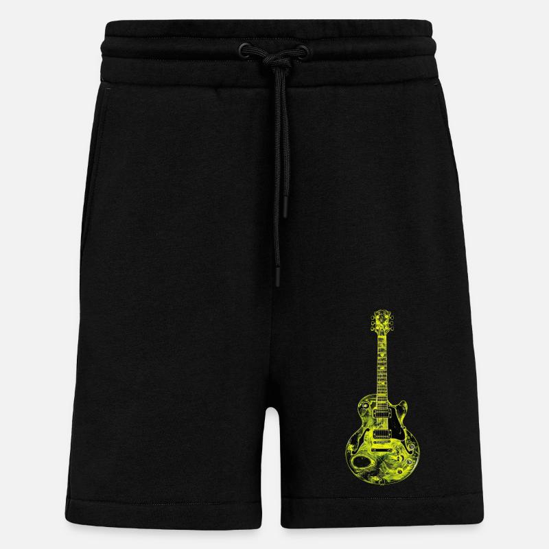 Gitarre - Shorts - made by SPREAD - SOLID BLACK