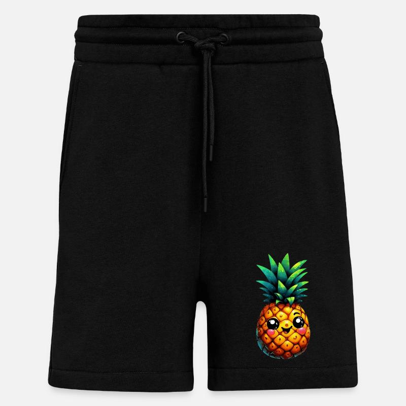 Ananas - Shorts - made by SPREAD - SOLID BLACK