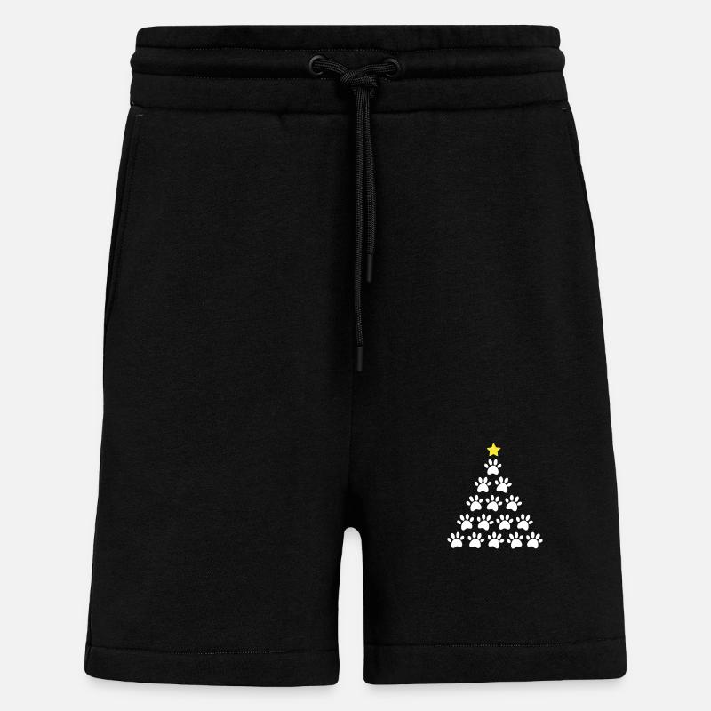 Weihnachtsbaum Pfote - Shorts - made by SPREAD - SOLID BLACK