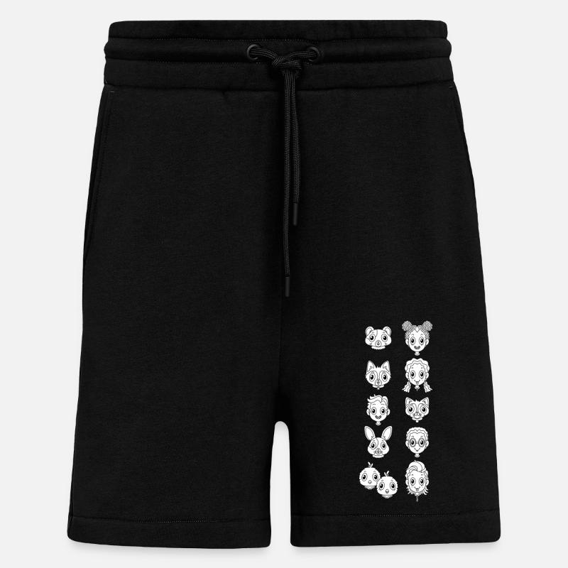 Haustiere - Shorts - made by SPREAD - SOLID BLACK