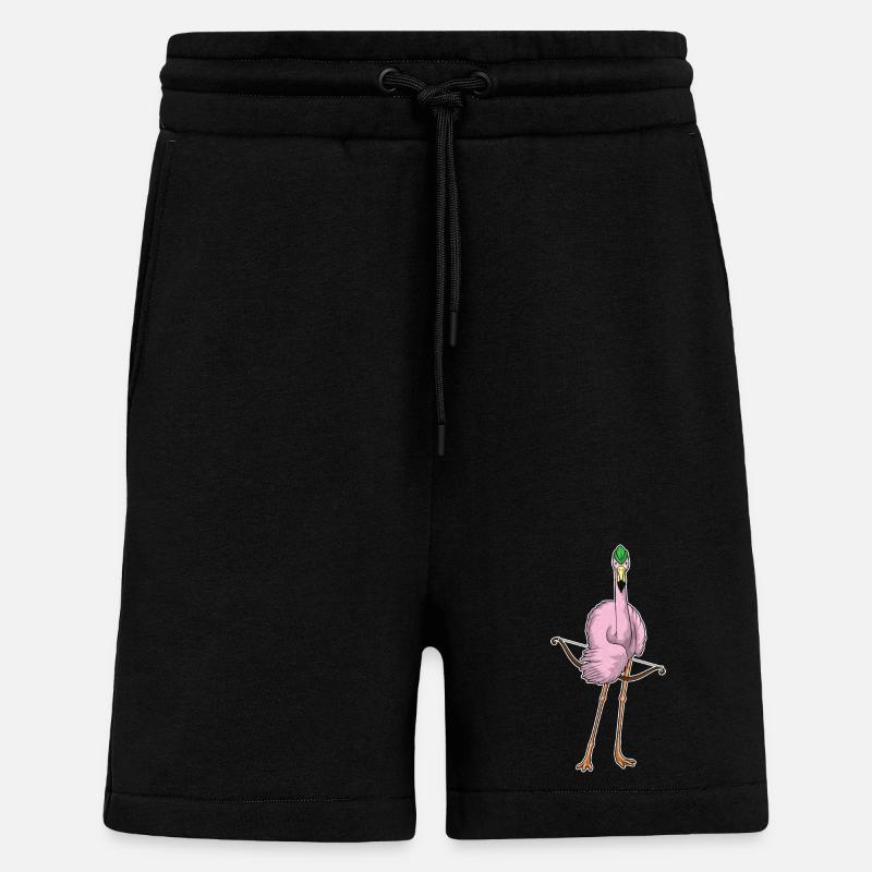 Flamingo Bogenschütze Bogen - Shorts - made by SPREAD - SOLID BLACK